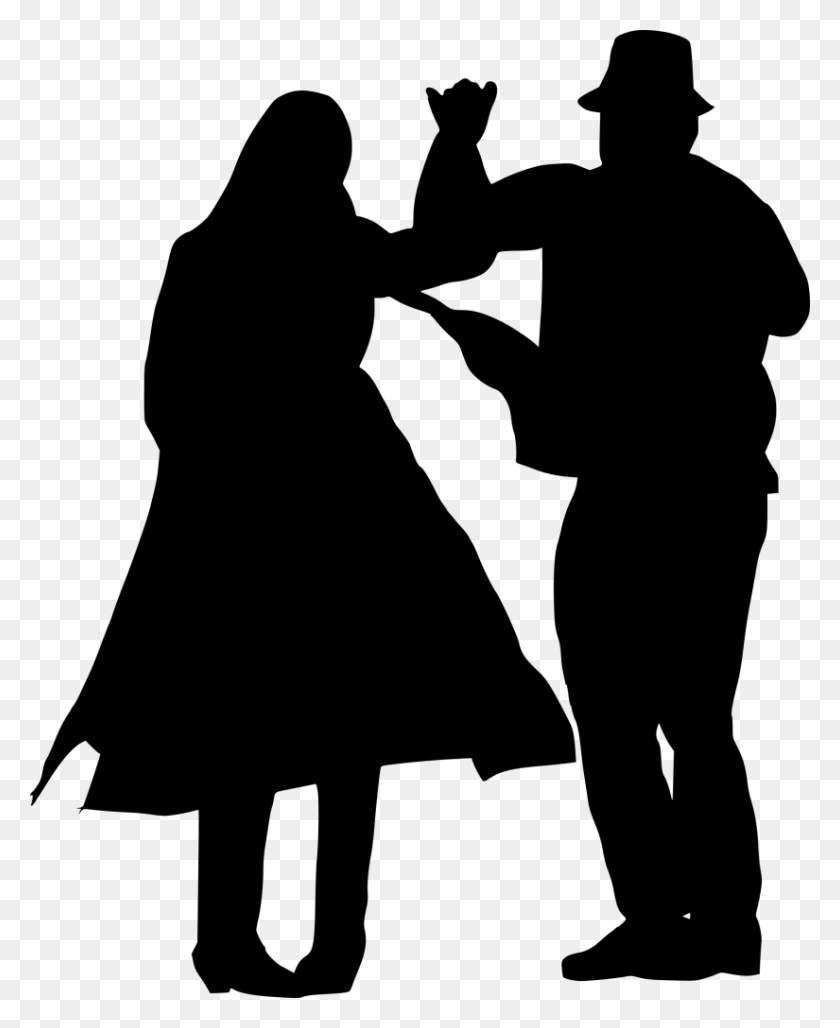 825x1024 Couple Folk Dance Silhouette Silhouette, Gray, World Of Warcraft HD PNG Download
