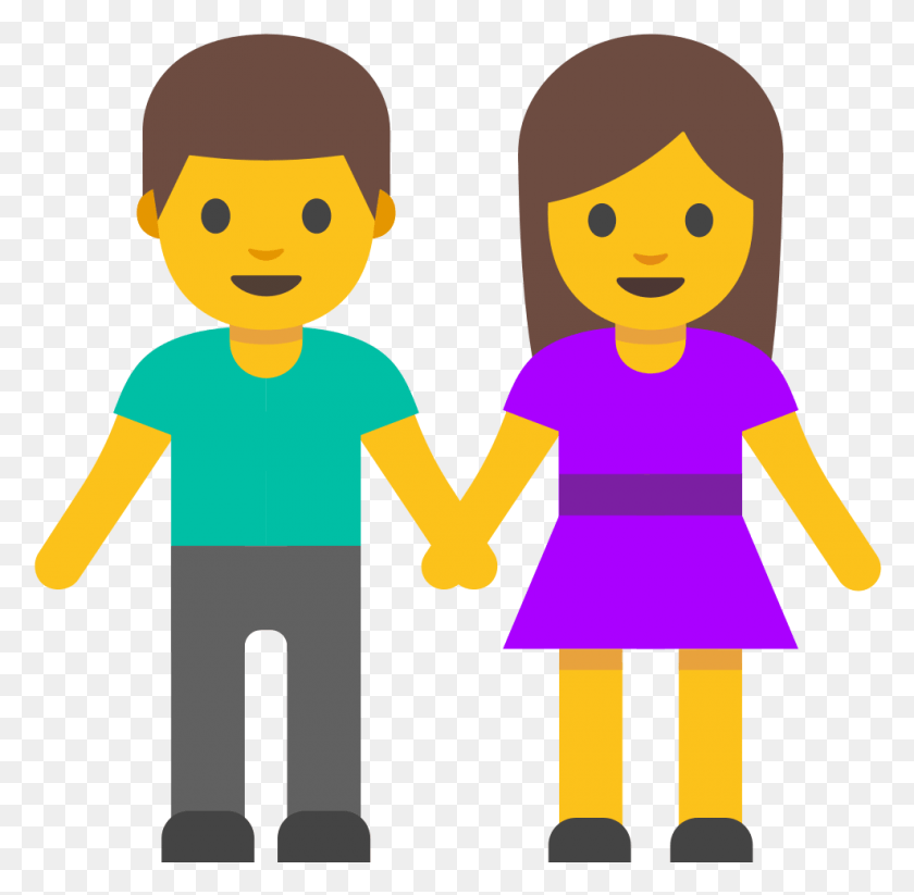 988x967 Couple Holding Hands Emoji Emoji Family, Person, Human, Hand HD PNG Download
