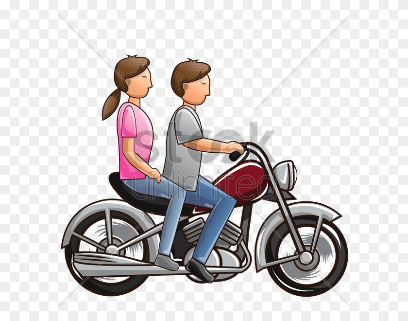 600x600 Couple Riding Motorcycle Couple Motorcycle Vector, Vehicle, Transportation, Wheel Descargar Hd Png