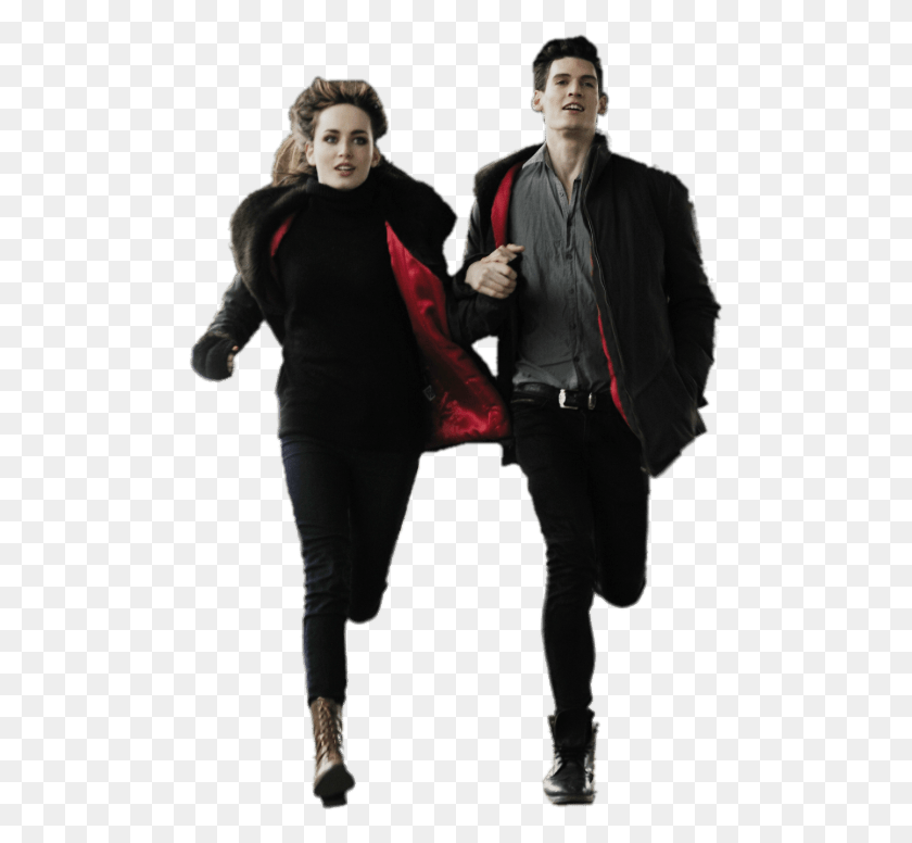 493x716 Couple Running Walking, Clothing, Apparel, Person HD PNG Download