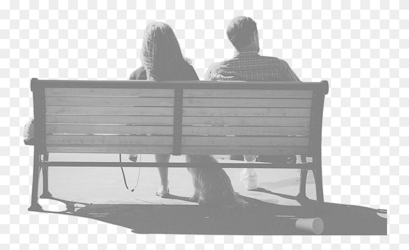 750x453 Couplecut Couple, Furniture, Bench, Sitting HD PNG Download