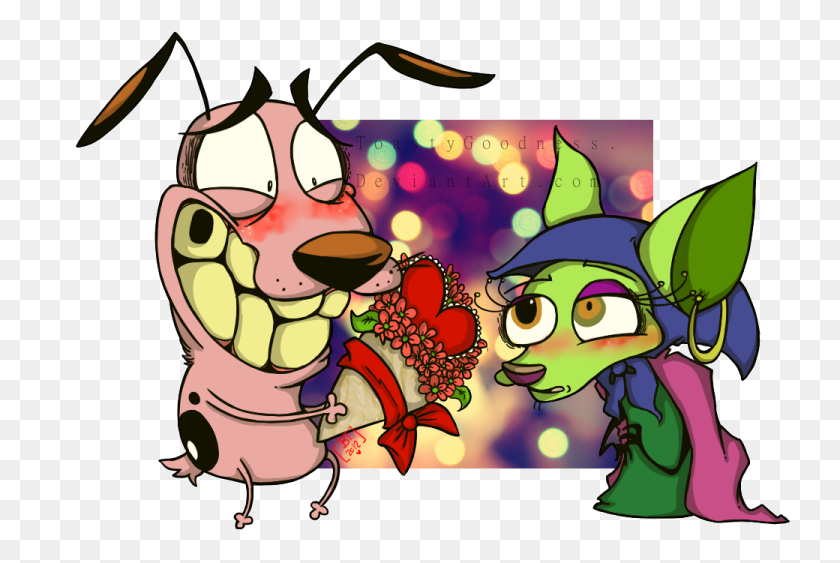 741x503 Courage The Cowardly Dog Courage And Shirley, Graphics, Animal HD PNG Download