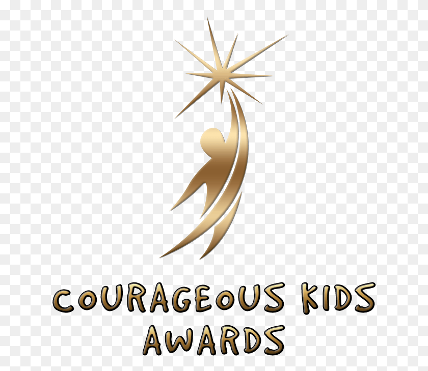 636x669 Courageos Kids Awards Logo Kids Awards Logo, Symbol, Emblem, Trademark HD PNG Download