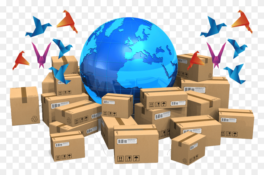 938x601 Courier Service, Box, Cardboard, Package Delivery HD PNG Download