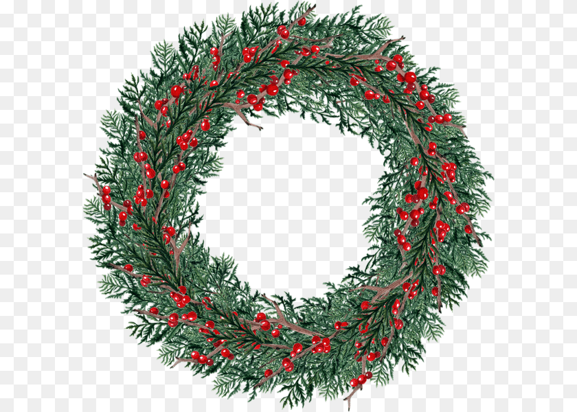 Couronne De Nol Wreath, Plant PNG