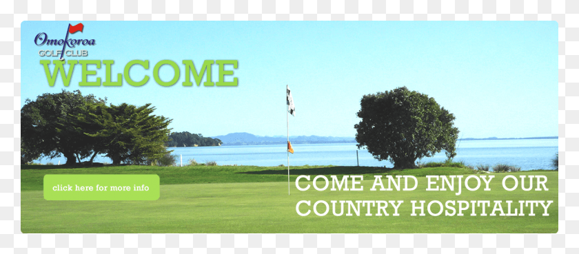 1150x456 Course Open Carts Ok Omokoroa Golf Club, Field, Outdoors, Grass HD PNG Download