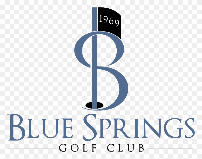 3580x2764 Descargar Png Course Sloperating 13772 1 Año De Construcción Blue Springs Golf Course Logo, Alfabeto, Texto, Símbolo Hd Png