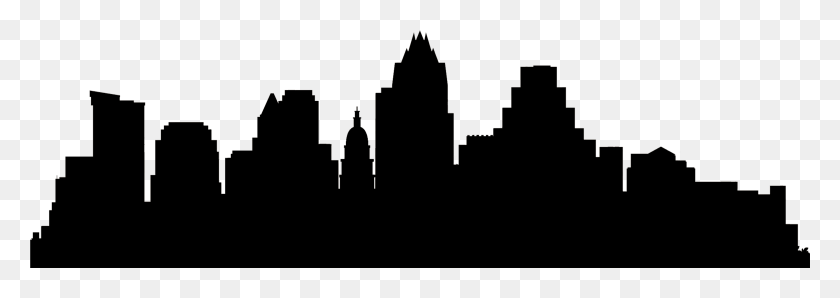 4117x1257 Court Reporters Austin Continental Court Reporters Austin Skyline Vector Map, Nature, Outdoors HD PNG Download
