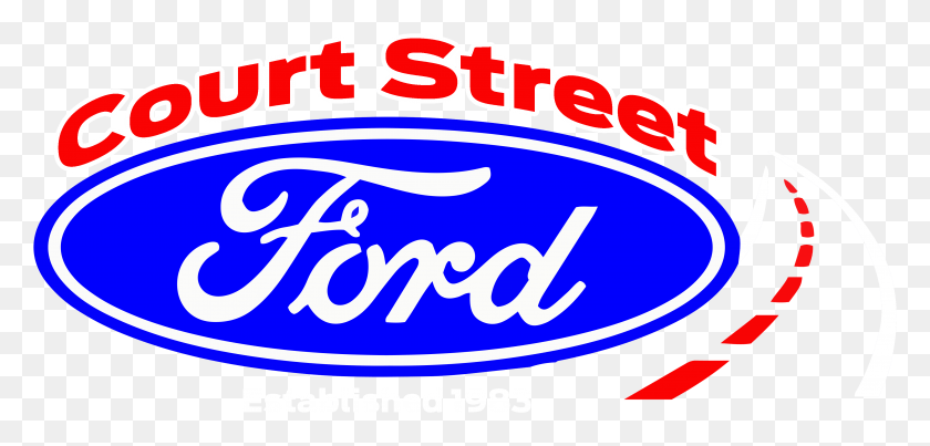 4112x1812 Court Street Ford Logo, Symbol, Trademark, Beverage Descargar Hd Png