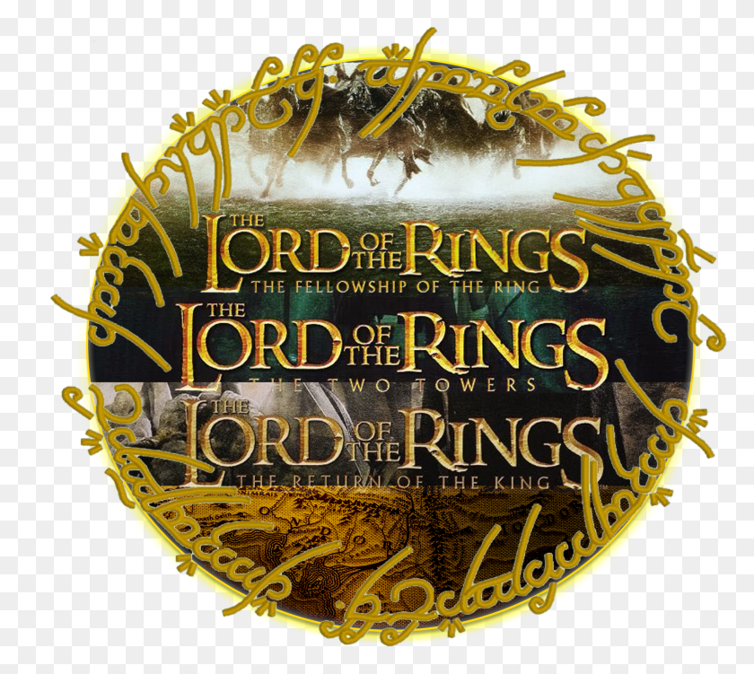 1692x1501 Courtesy Of New Line Cinema Lord Of The Ring Big Poster, Logo, Symbol, Trademark HD PNG Download