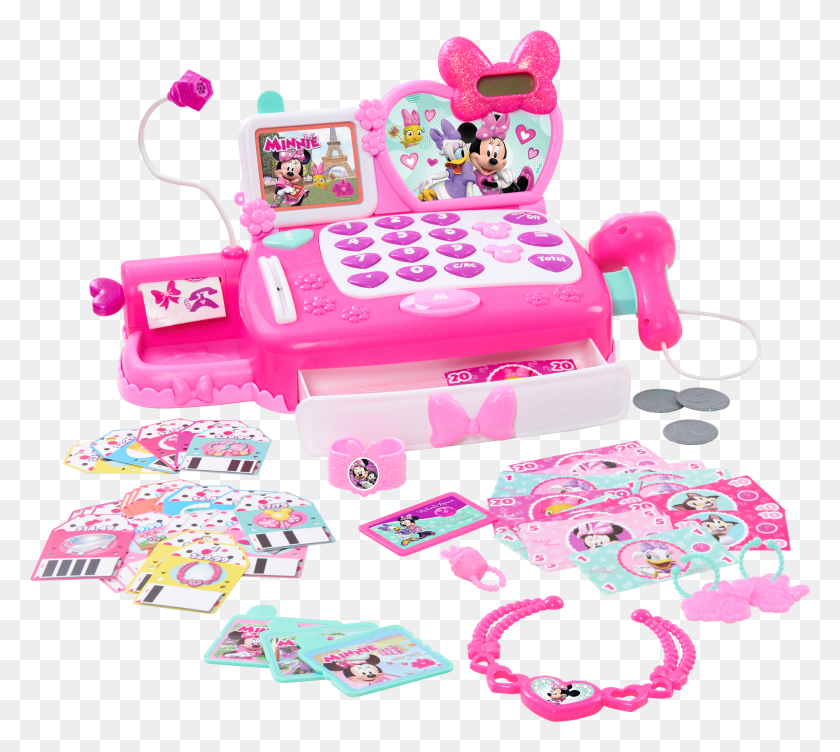 2886x2562 Courtesy Of Walmart Minnie Mouse Shop N Scan Talking Cash Register HD PNG Download