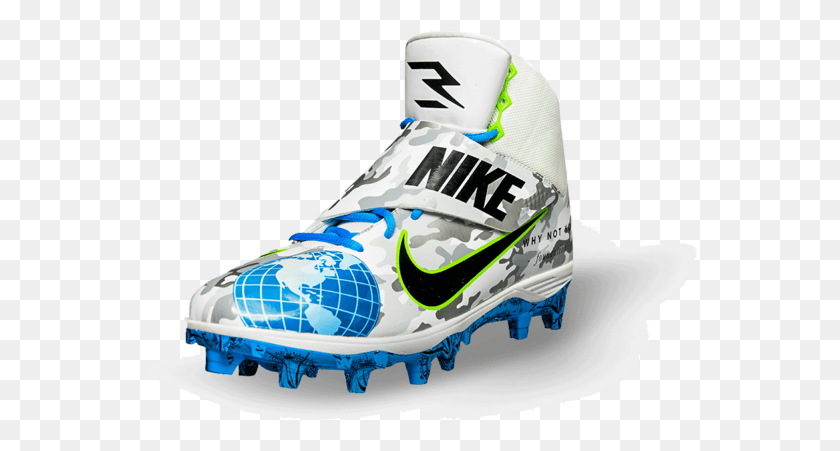 557x391 Courtesy Seahawks Com Russell Wilson My Cause My Cleats, Clothing, Apparel, Shoe HD PNG Download