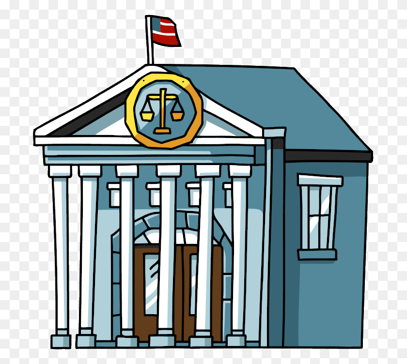 703x692 Courthouse Clipart Town Hall Building Courthouse Clipart, Gate, Office Building, Handrail HD PNG Download
