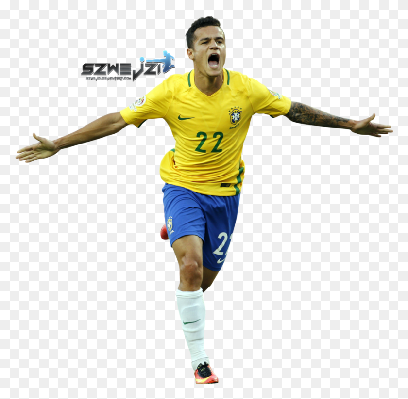 878x859 Coutinho Brazil Philippe Coutinho Brasil, Person, Human, People HD PNG Download