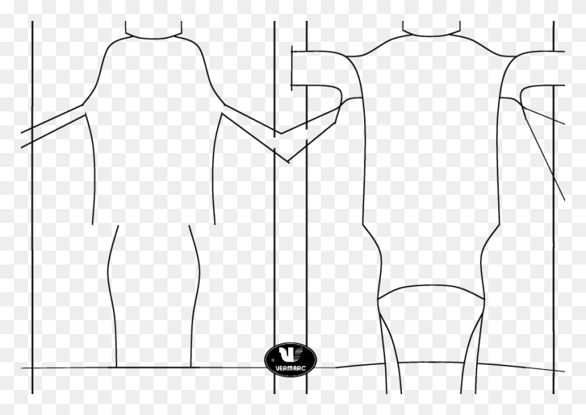 910x626 Coutures Line Art, Clothing, Apparel HD PNG Download