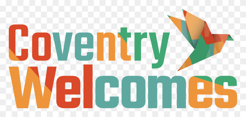 1565x683 Coventry Welcomes Logo Graphic Design, Text, Word, Symbol HD PNG Download