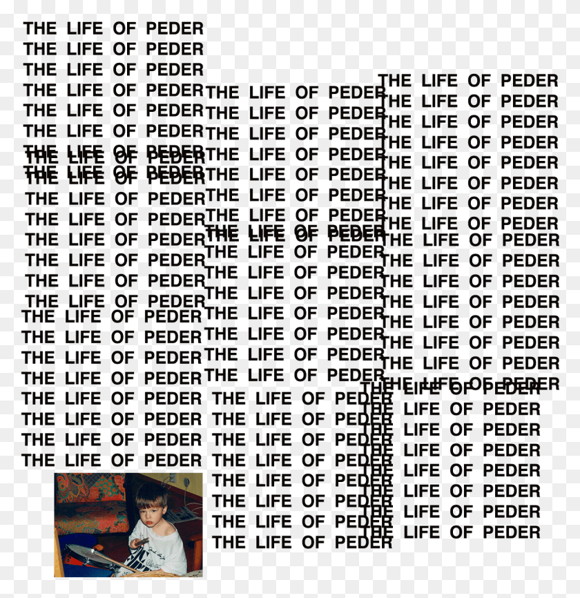 1175x1215 Cover Of Lido Life Of Peder Kanye West The Life Of Pablo Album, Person, Clothing, People HD PNG Download