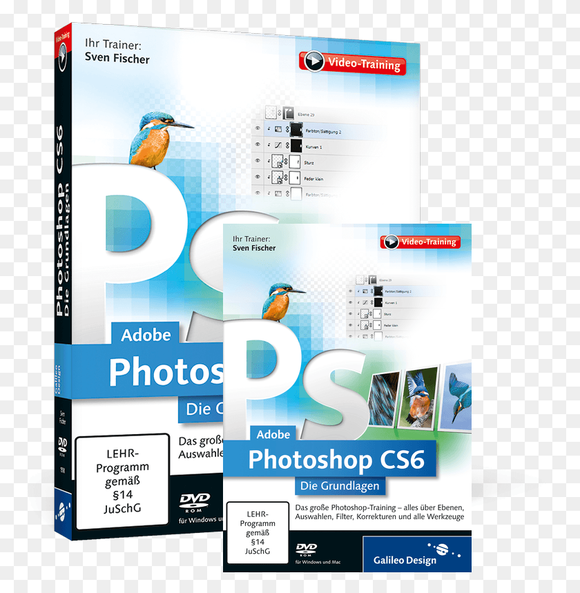 774x799 Обложка Для Adobe Photoshop Cs6 Die Grundlagen Adobe Photoshop, Птица, Животное, Флаер, Hd Png Скачать