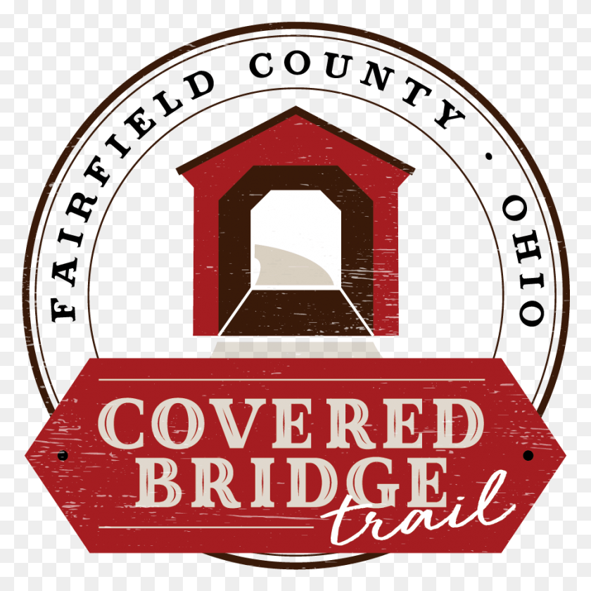 895x895 Covered Bridge Trail Logo, Symbol, Trademark, Text HD PNG Download