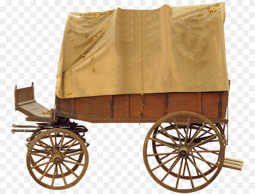 773x638 Covered Wagon Wooden Cart Spokes Means Of Transport Wheel, Transportation, Vehicle, Machine, Spoke PNG