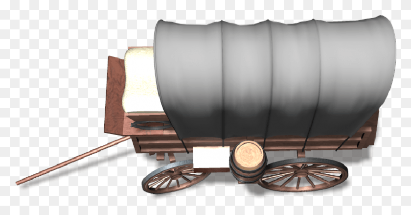 793x386 Coveredwagon Covered Wagon Top Down, Lamp, Transportation, Vehicle HD PNG Download