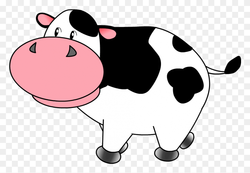 942x630 Cow Animated Gif Clipart Cattle Clip Art Cow Cartoon Walking Gif, Mammal, Animal, Dairy Cow HD PNG Download
