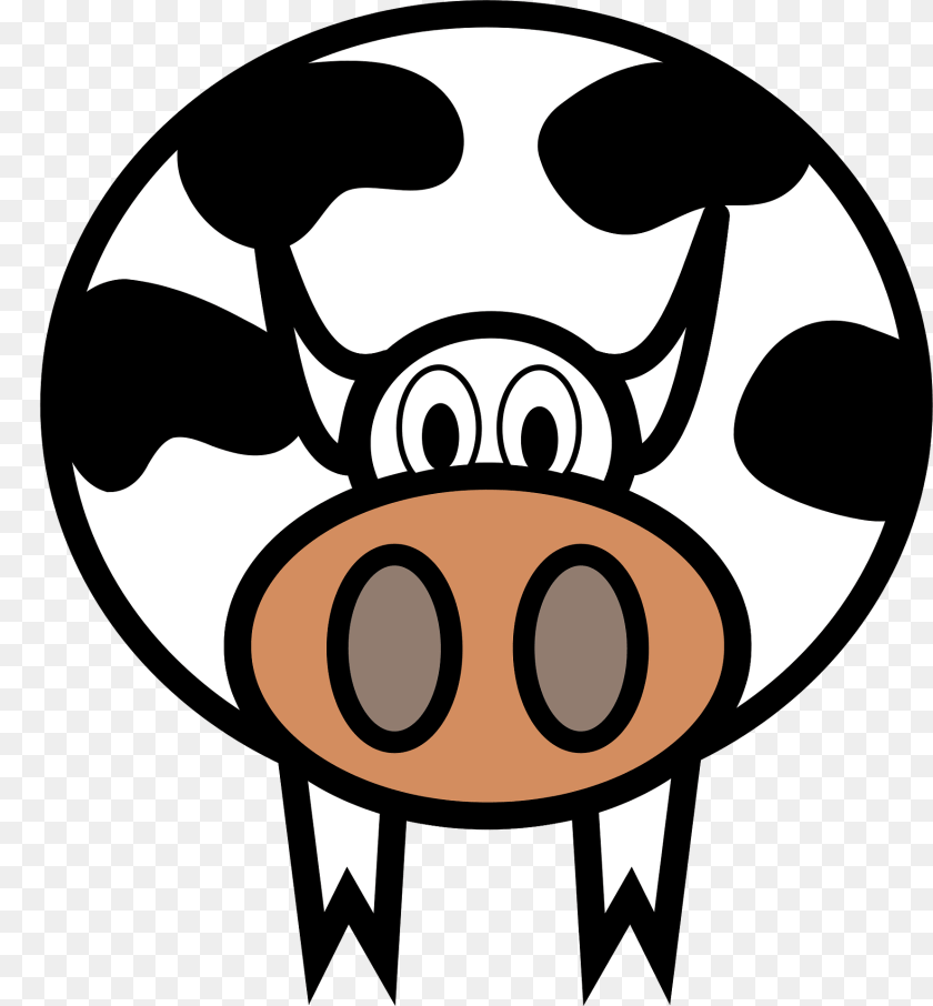 1780x1920 Cow Clipart, Animal, Cattle, Mammal, Livestock PNG
