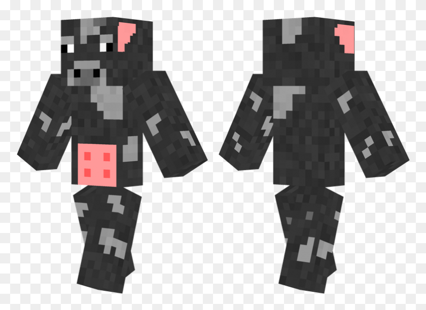 782x554 Cow Cow Skin Minecraft, Clothing, Apparel, Cross HD PNG Download