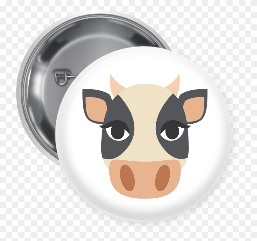 738x729 Cow Face Emoji, Pig, Mammal, Animal HD PNG Download