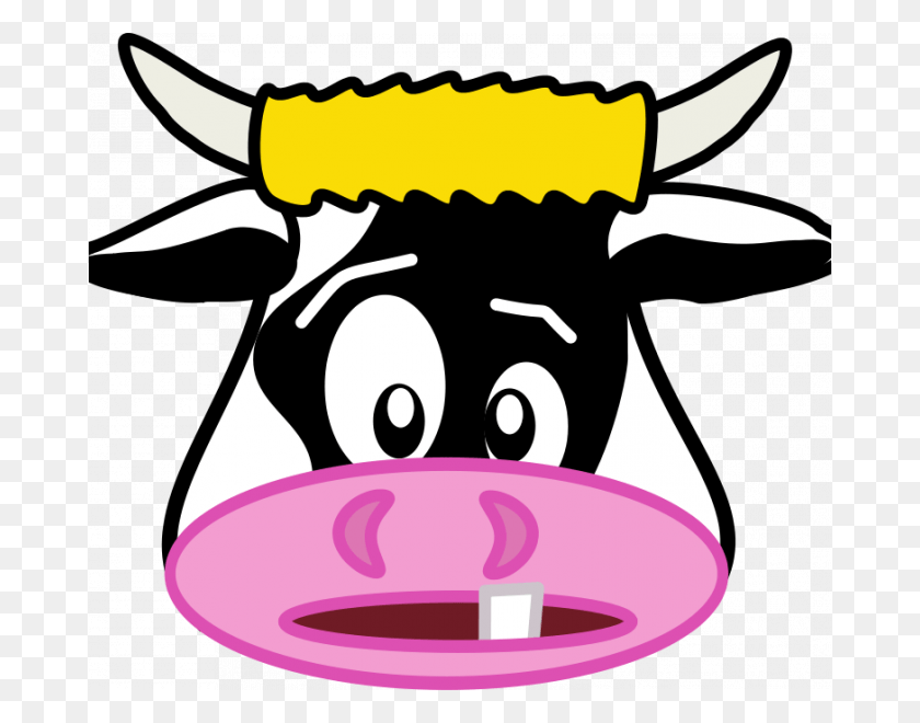 678x600 Cow Face Images Free Cow Face Images Free Free Funny Cows Face Clip Art, Mammal, Animal, Goat HD PNG Download