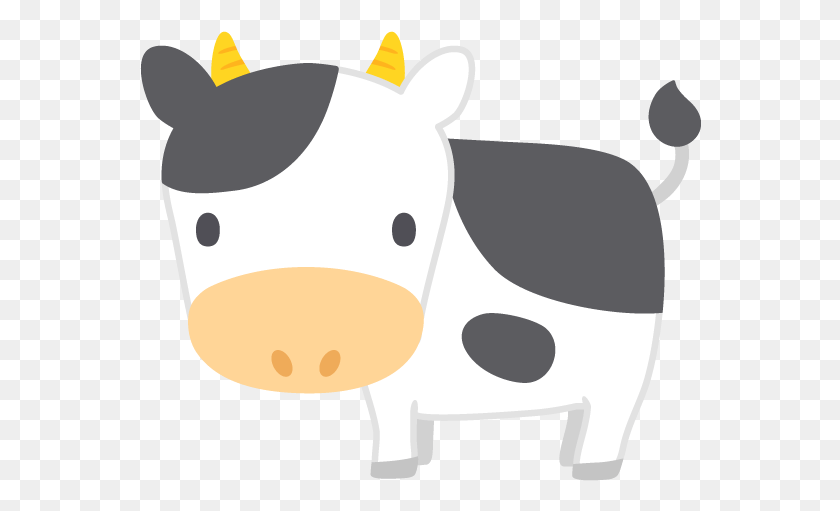 562x451 Cow Vector Cute, Mammal, Animal, Pig HD PNG Download