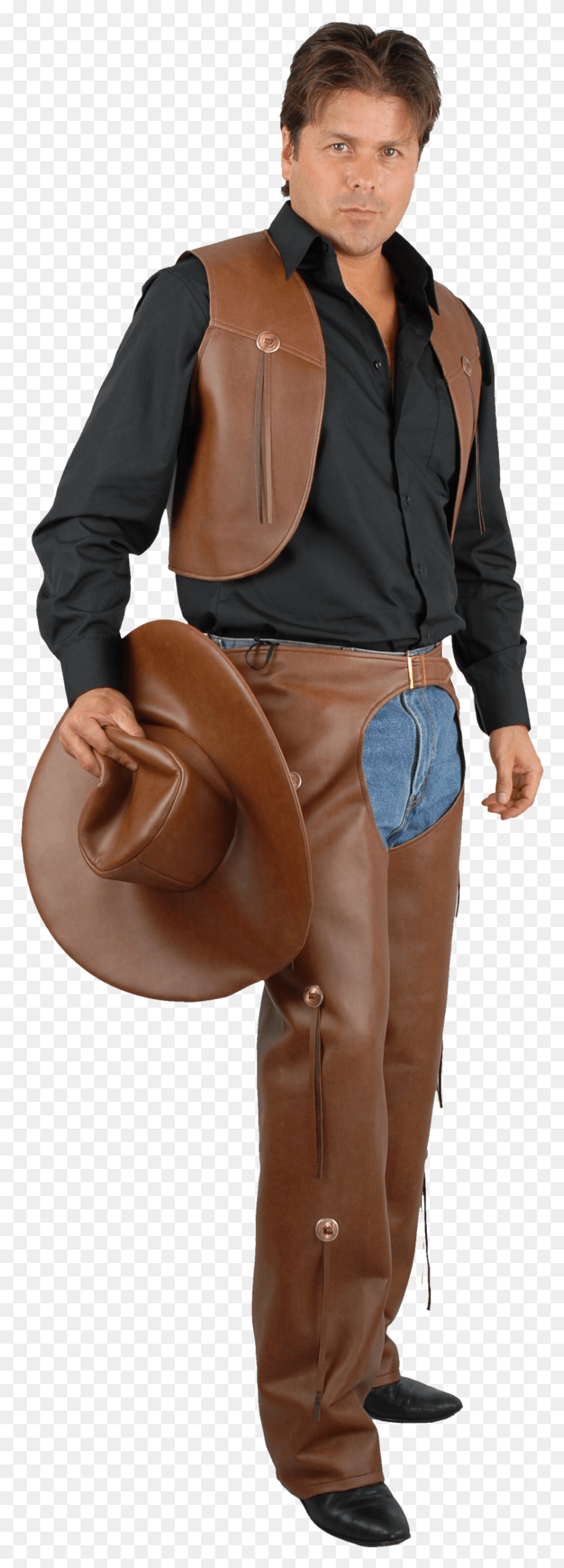 838x2444 Cowboy, Clothing, Apparel, Person HD PNG Download
