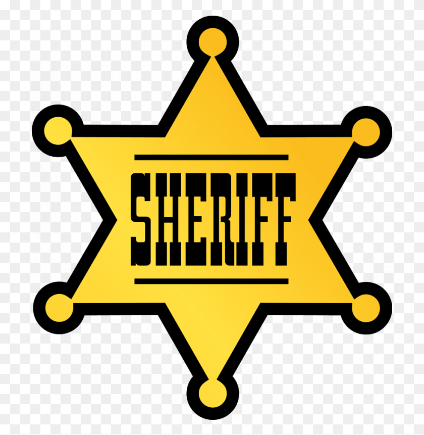715x801 Cowboy Clipart Sheriff Badge Toy Story Sheriff Woody Badge, Text, Lighting, Logo HD PNG Download