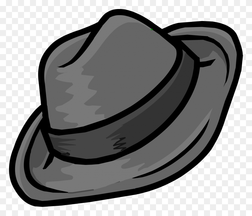 1403x1186 Cowboy Hat Clipart Detective Club Penguin Fedora, Clothing, Apparel, Hat HD PNG Download