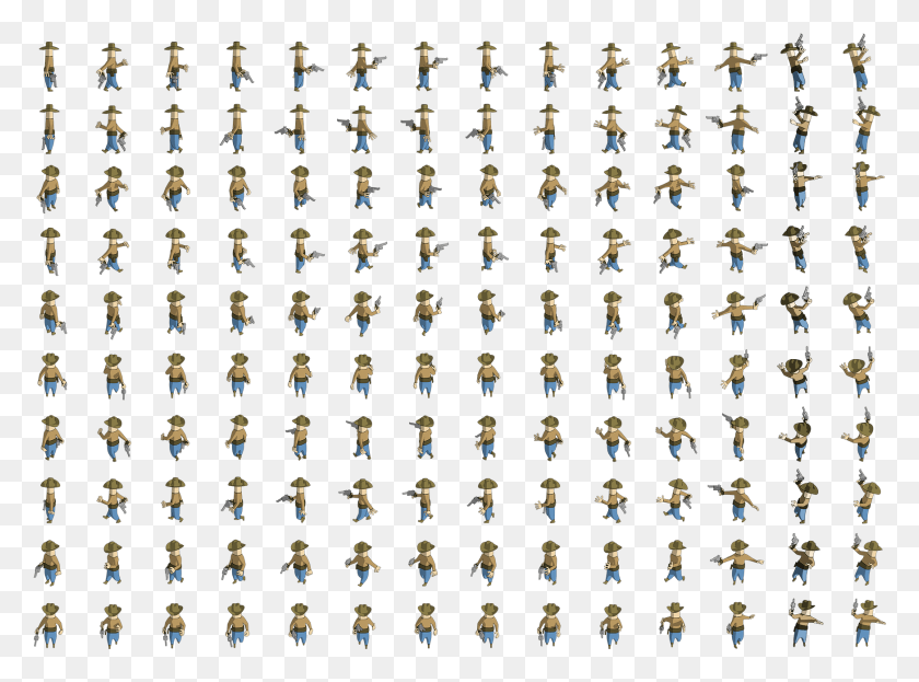 1748x1262 Cowboy Isometric Sprite Sheet, Rug, Outdoors, Nature HD PNG Download