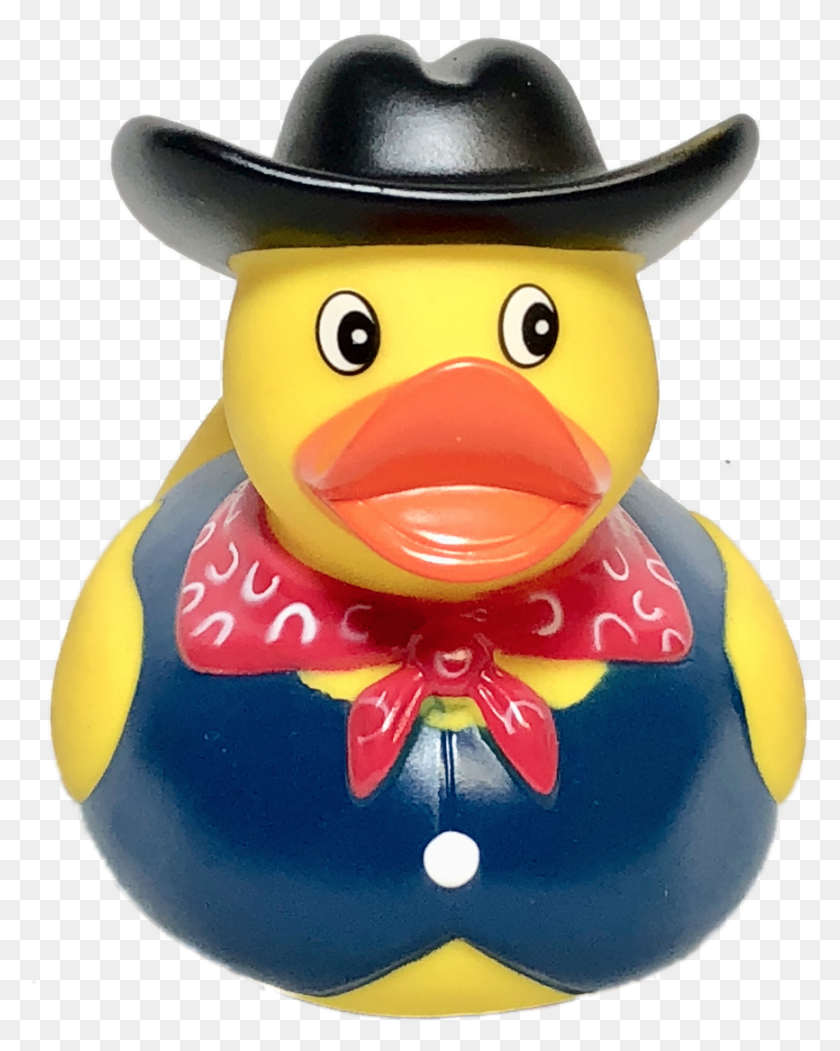 866x1101 Cowboy Rubber Duck Duck, Snowman, Winter, Snow HD PNG Download