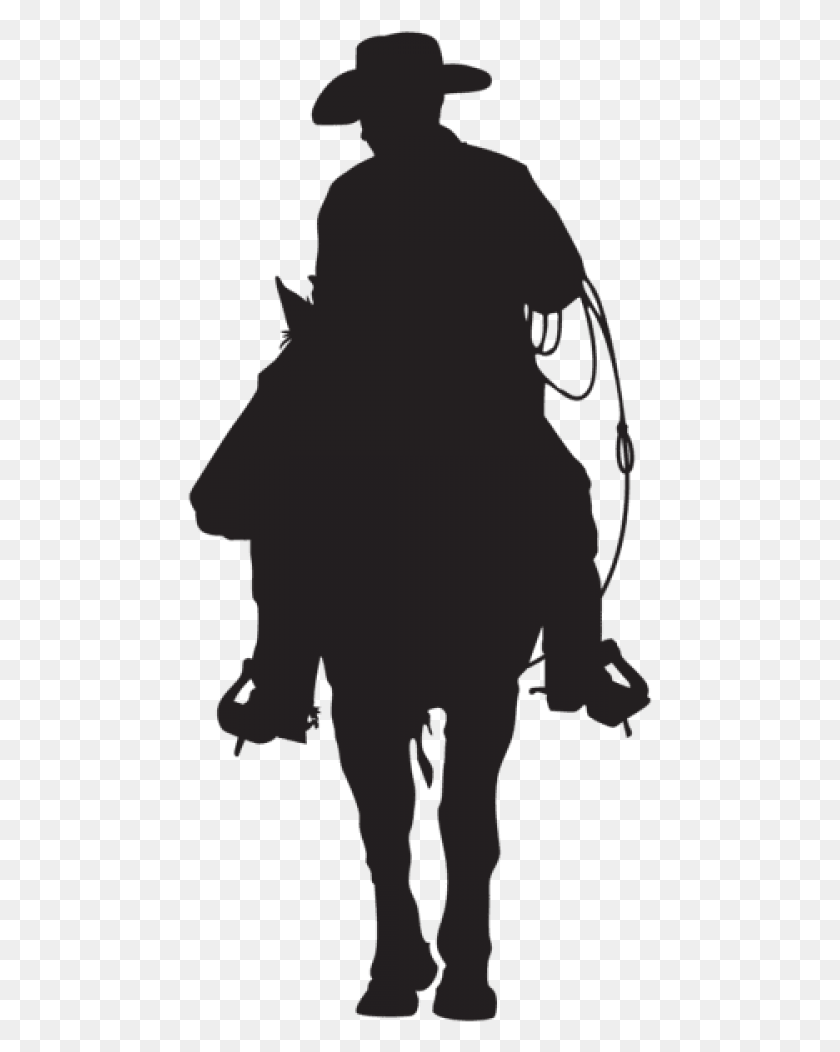 465x992 Cowboy Silhouette Cowboy, Person, Human HD PNG Download