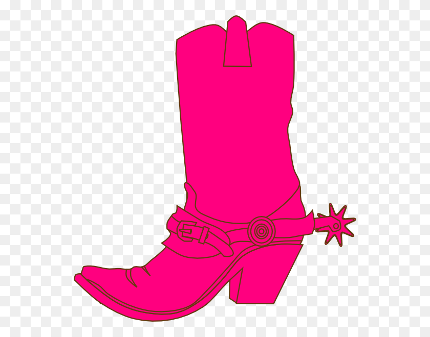552x600 Cowgirl Hat And Boot Clip Art Pink Cowboy Boots Клипарт, Одежда, Одежда, Обувь Png Скачать