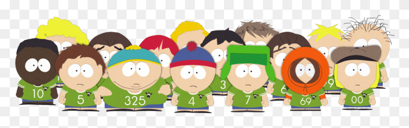 944x247 Cows Dodgeball Players South Park Kenny, Toy, Outdoors, Plant HD PNG Download