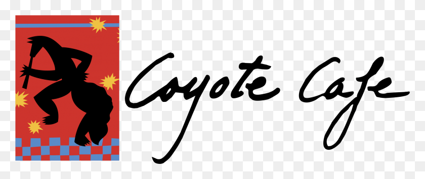 2331x883 Coyote Cafe Logo Transparent Coyote Cafe Logo, Person, Human, Gray HD PNG Download