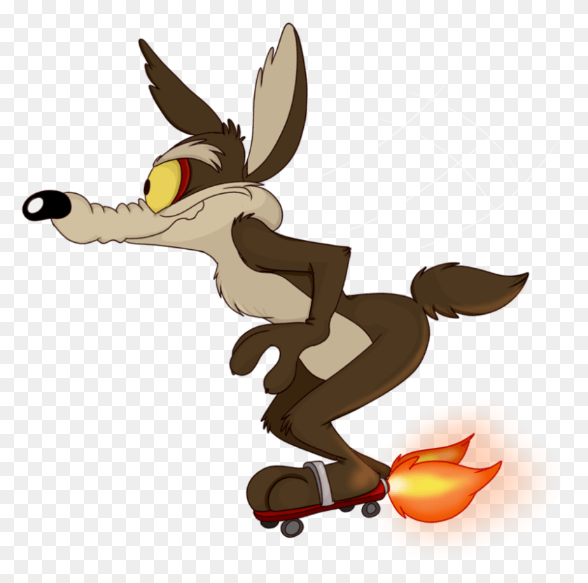 799x792 Coyote Clipart Roadrunner Coyote Wild E Coyote, Animal, Wildlife, Mammal HD PNG Download