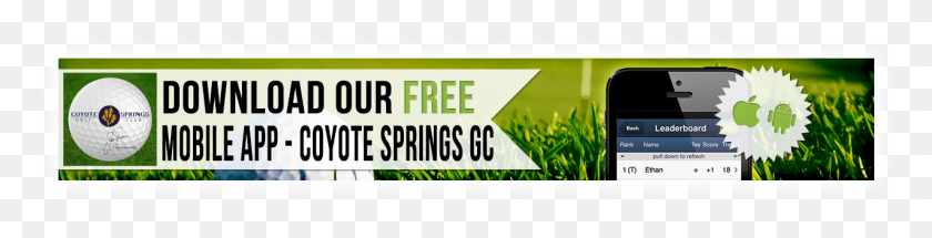 1273x253 Descargar Png Coyote Springs Golf Club A Jack Nicklaus Signature Golf, Hierba, Planta, Texto Hd Png