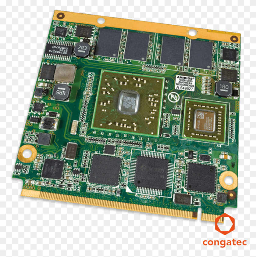 893x896 Cpu Boards Conga Qaft40e 2g Ssd4 Electronic Component, Electronic Chip, Hardware, Electronics HD PNG Download