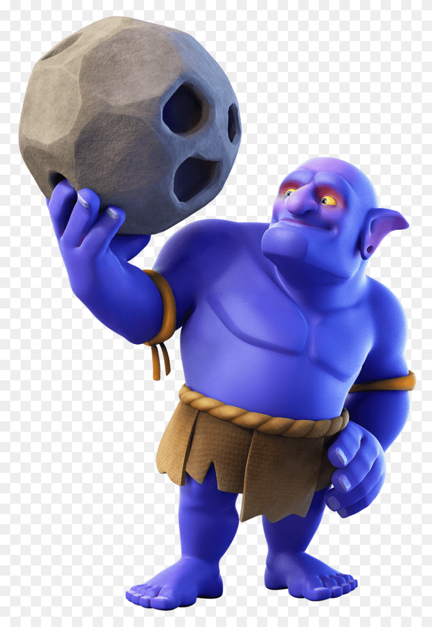 832x1238 Cr Bowler Clash Royale Clash Of Clans Clash Of Clans Bouliste, Toy, Figurine, Clothing HD PNG Download
