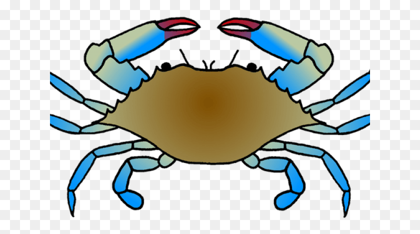 641x408 Crab Clipart Crusty Drawing Of A Blue Crab, Animal, Sea Life, Food HD PNG Download