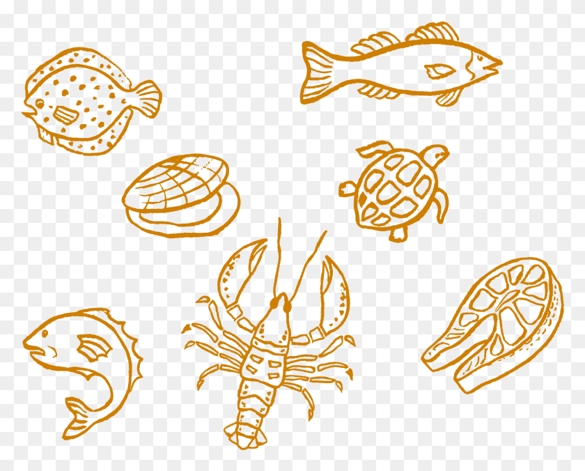 1485x1173 Иллюстрация Еды Краба Мел Еда, Узор, Морская Жизнь, Животное Hd Png Скачать