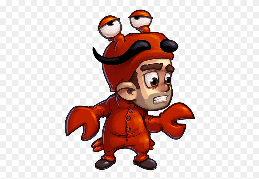 424x522 Crab Outfit Jetpack Joyride Crab Costume, Toy, Performer, Clown HD PNG Download