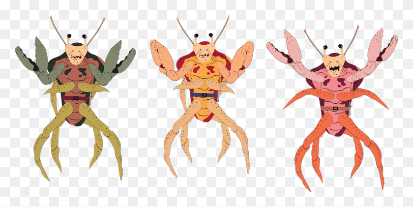 Crab People, Animal, Invertebrate, Insect HD PNG Download
