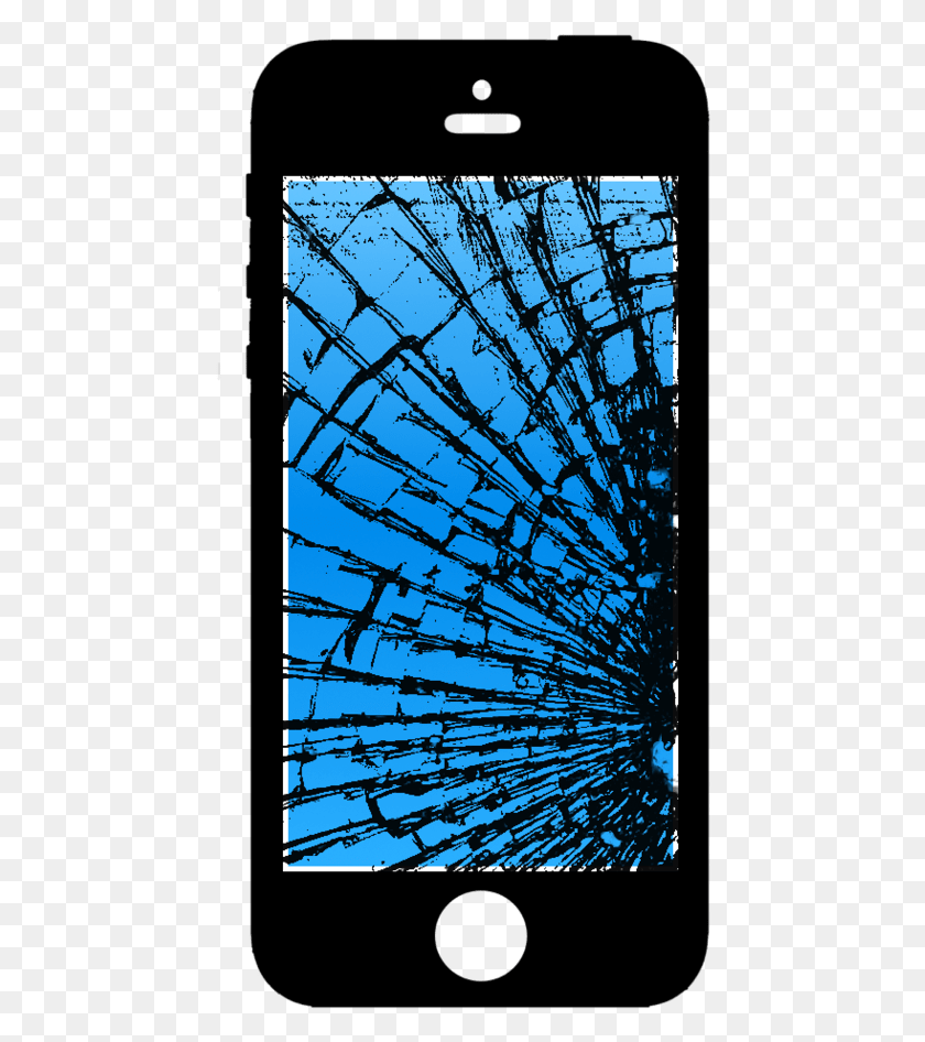 450x886 Cracked Cell Phone Screen Repair Houston Kalamity 2010, Building, Architecture HD PNG Download