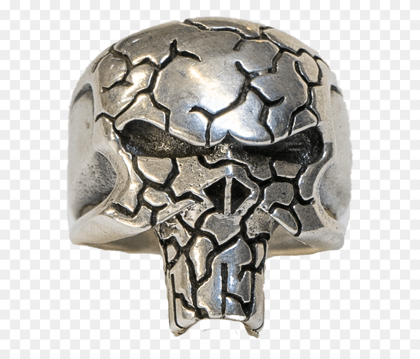 577x659 Cracked Punisher Ring Christian Cross, Cross, Symbol, Silver HD PNG Download